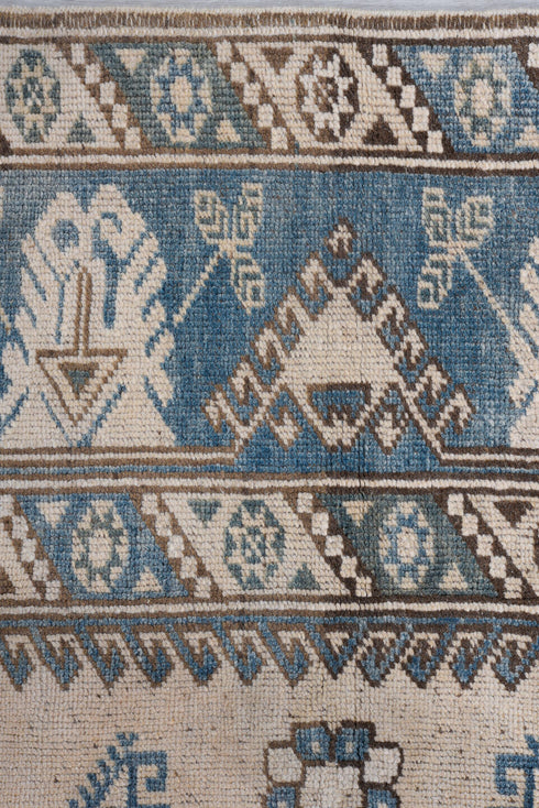 Vintage Oushak Area Rug (4' x 5')